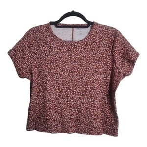Floral Brown Women's Top